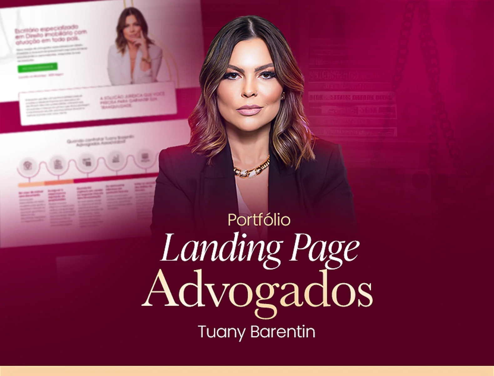 Tuany Barentin · Landing page para direito imobiliário
