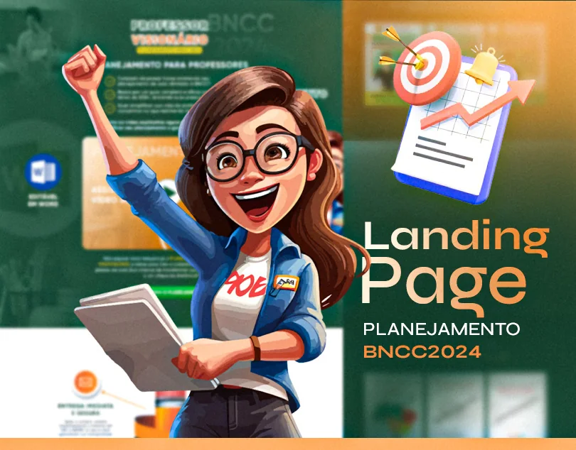 Planejamento BNCC 2024 · Landing page para planos de aula para professores