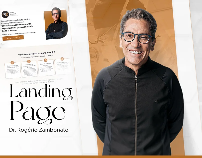 Dr. Rogério Zambonato · Landing page para apneia do sono