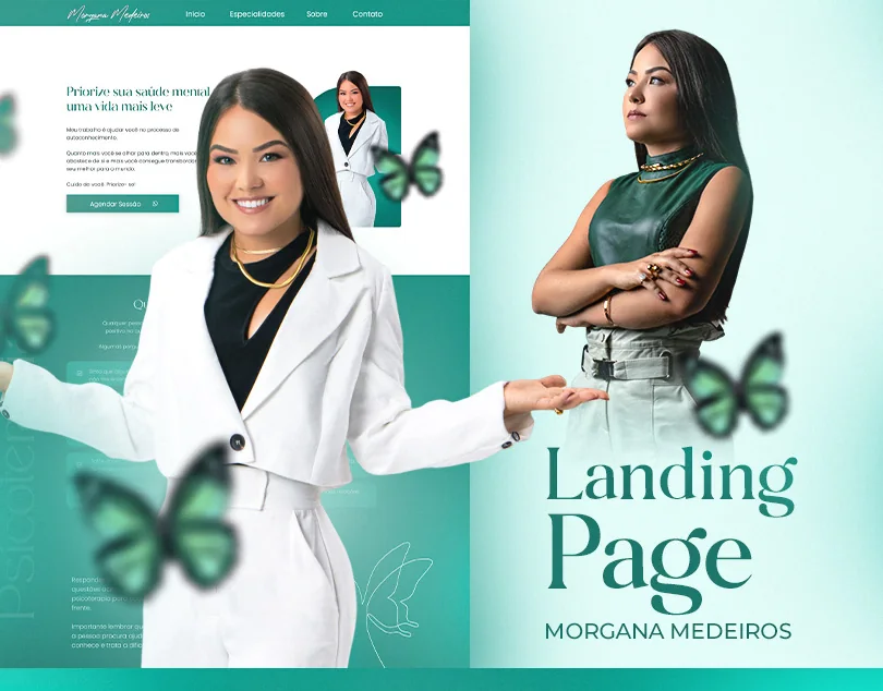 Morgana Medeiros · Landing page para psicologia