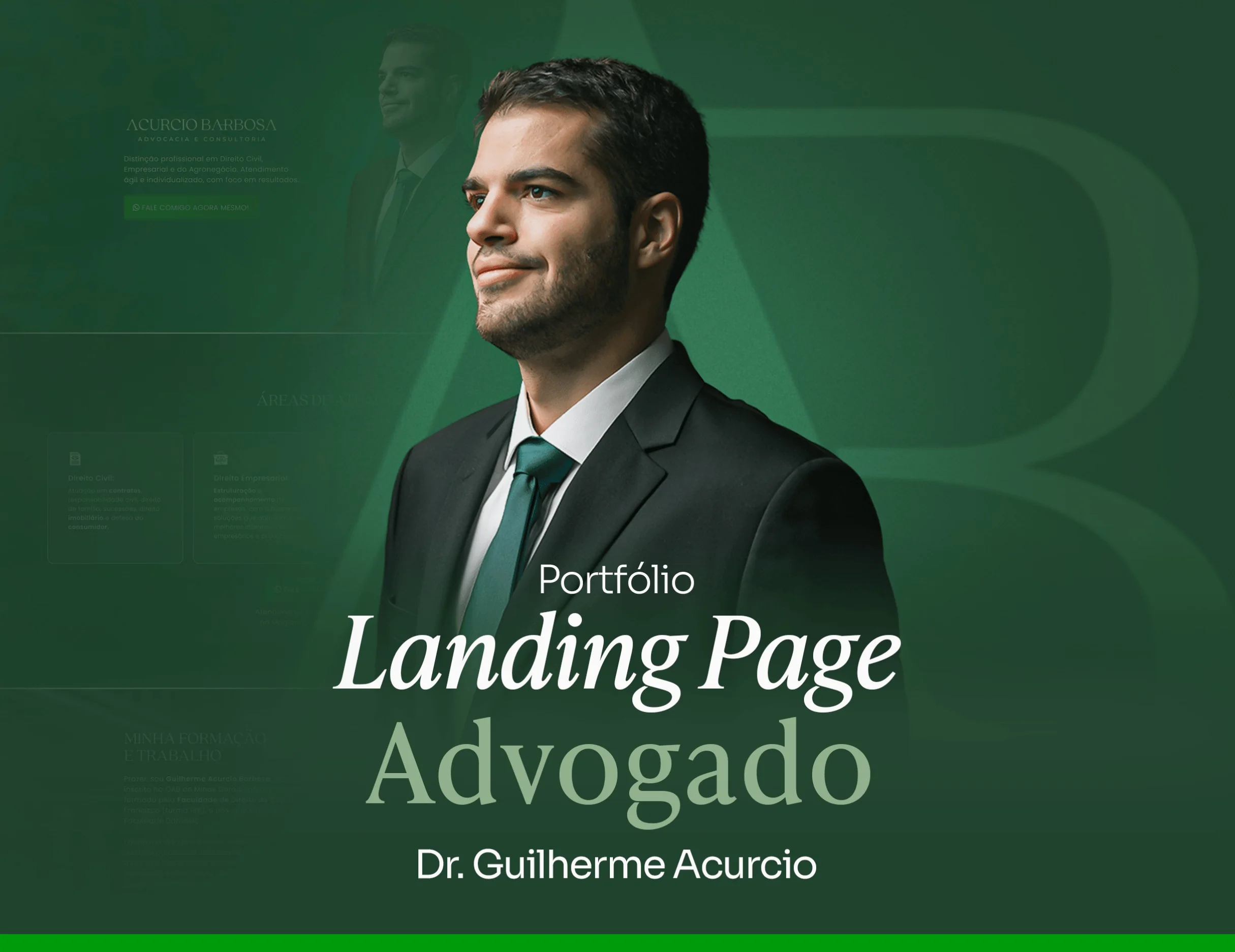 Acurcio Barbosa · Site para advocacia e consultoria