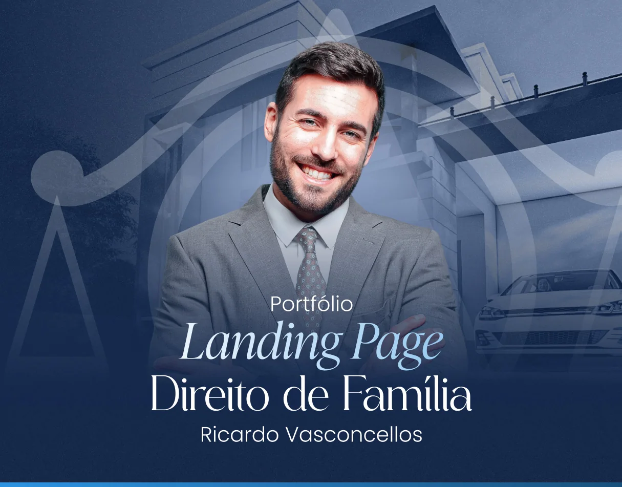 Direito de família e sucessões · Página de vendas para direito de família