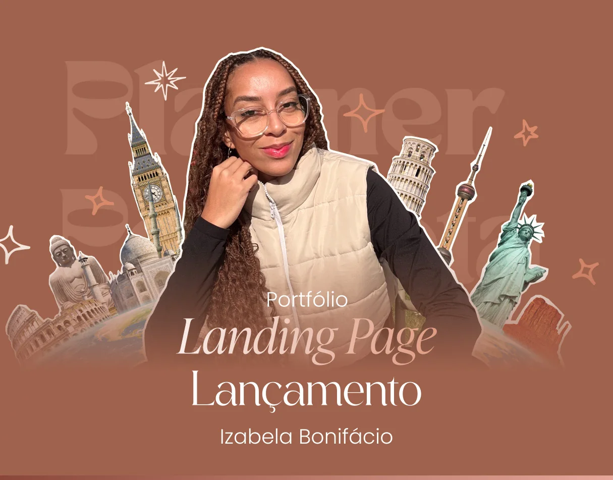 Izabela Bonifácio · Página de lançamento para planner para idiomas