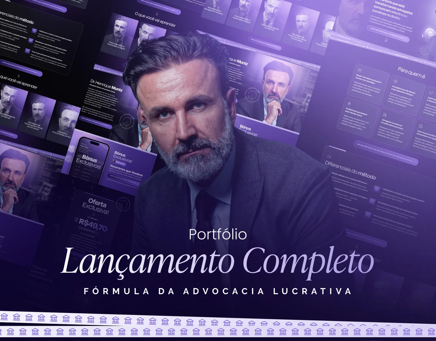 Fórmula da Advocacia Lucrativa · Página de lançamento para lançamento para advogados