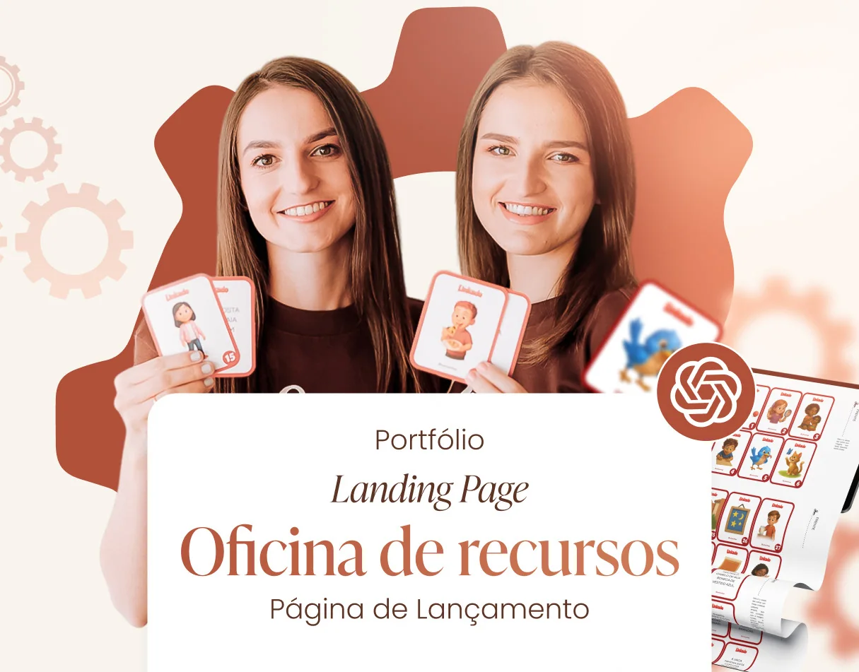 Oficina de recursos · Página de lançamento para comunidade para professoras