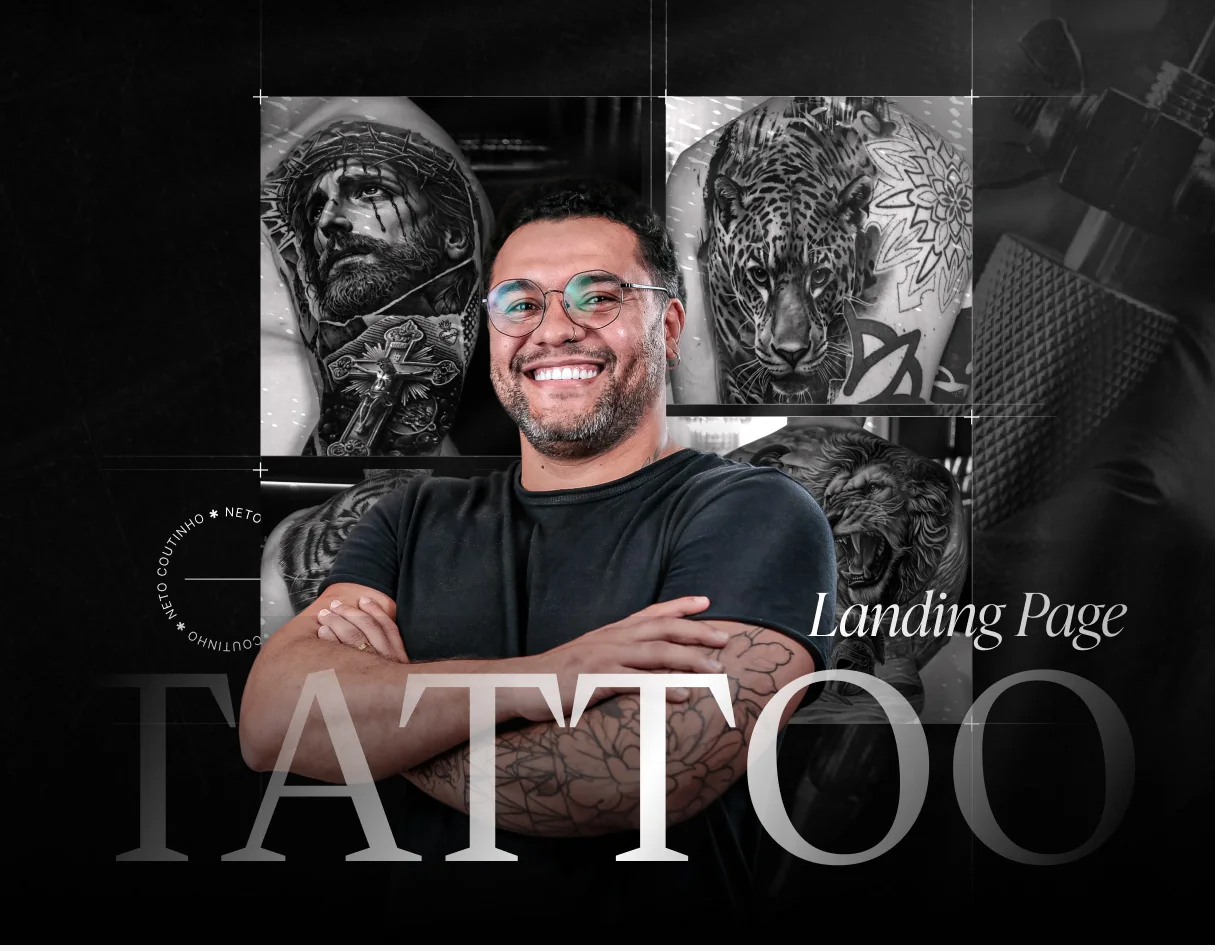 Neto Coutinho · Página de vendas para tatuagem