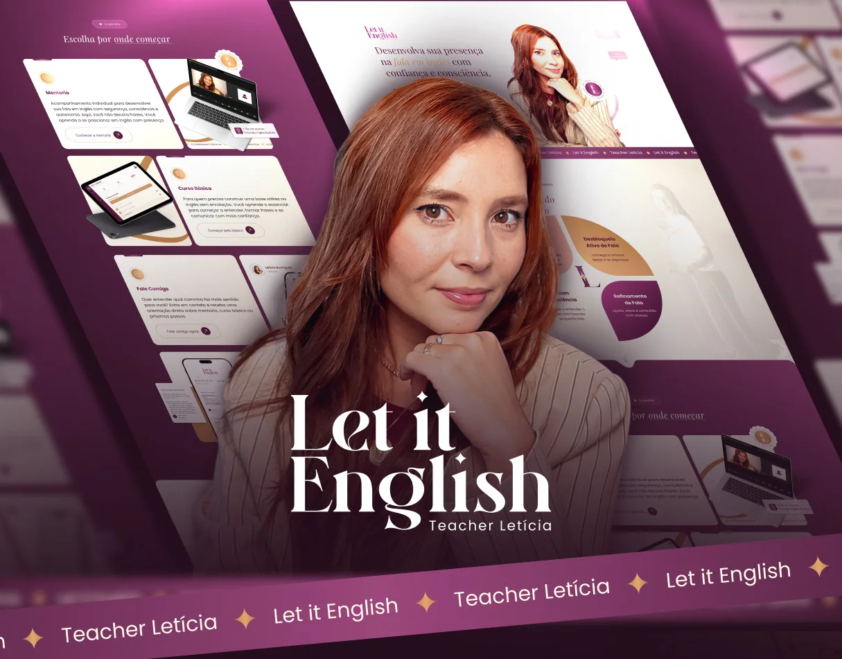 Letícia Rodrigues · Link da bio para professora de inglês