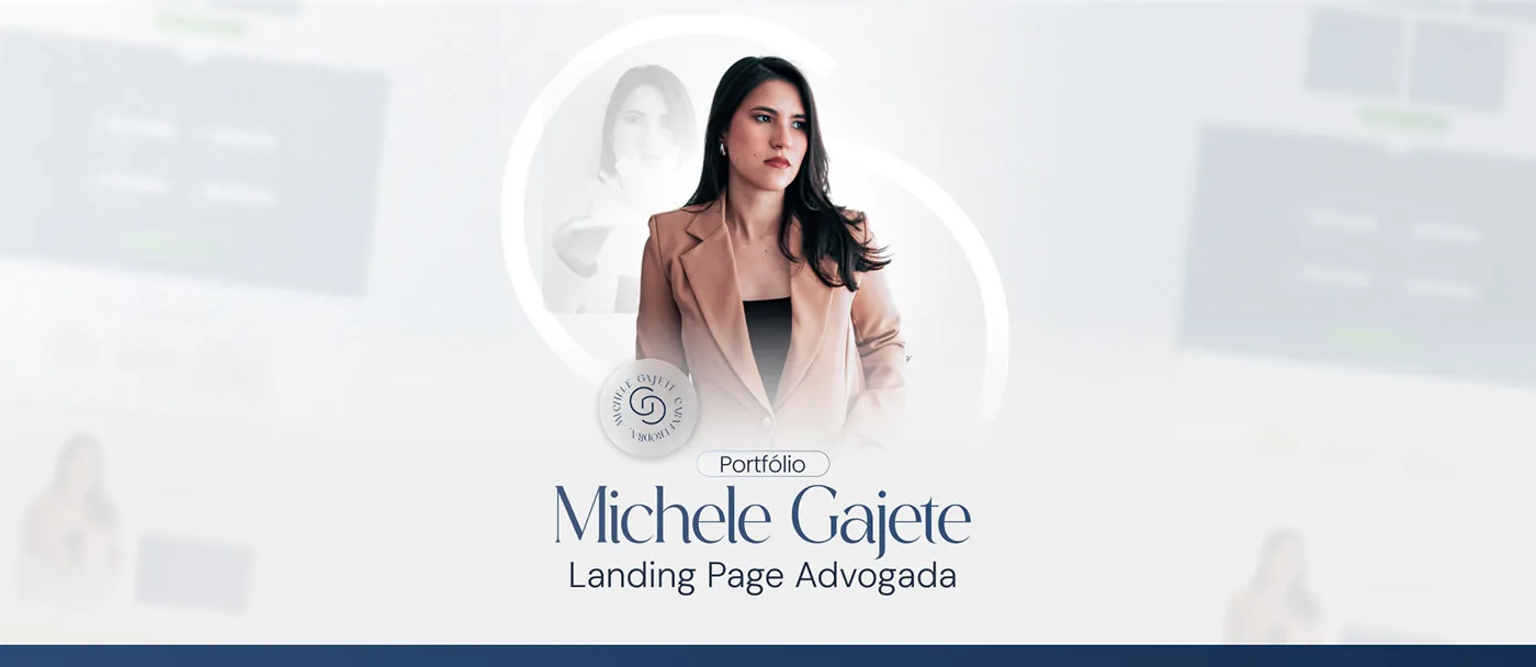 Michele Gajete, Landing page para advocacia, página completa